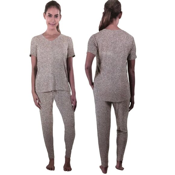 NATORI RIB SWEATER KNIT‎ JOGGER LOUNGE SET SIZE L NEW WITH TAG - Picture 1 of 5